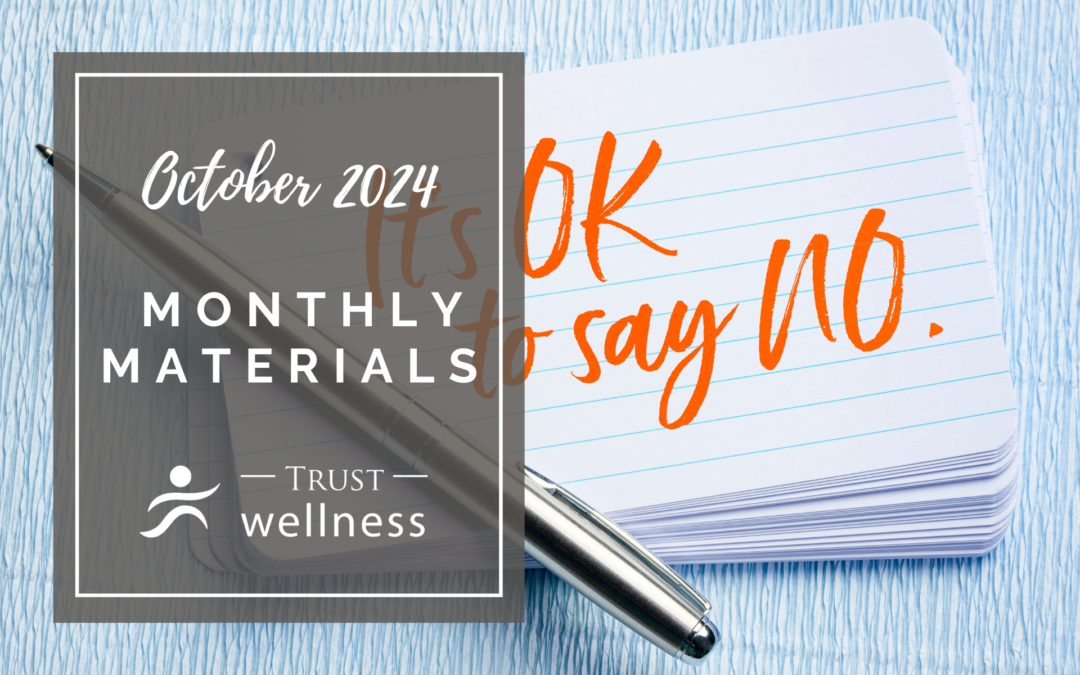 October 2024 Wellness Materials