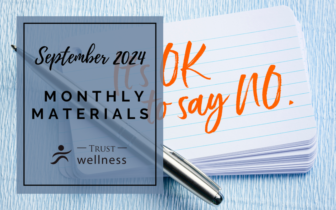 October 2024 Wellness Materials